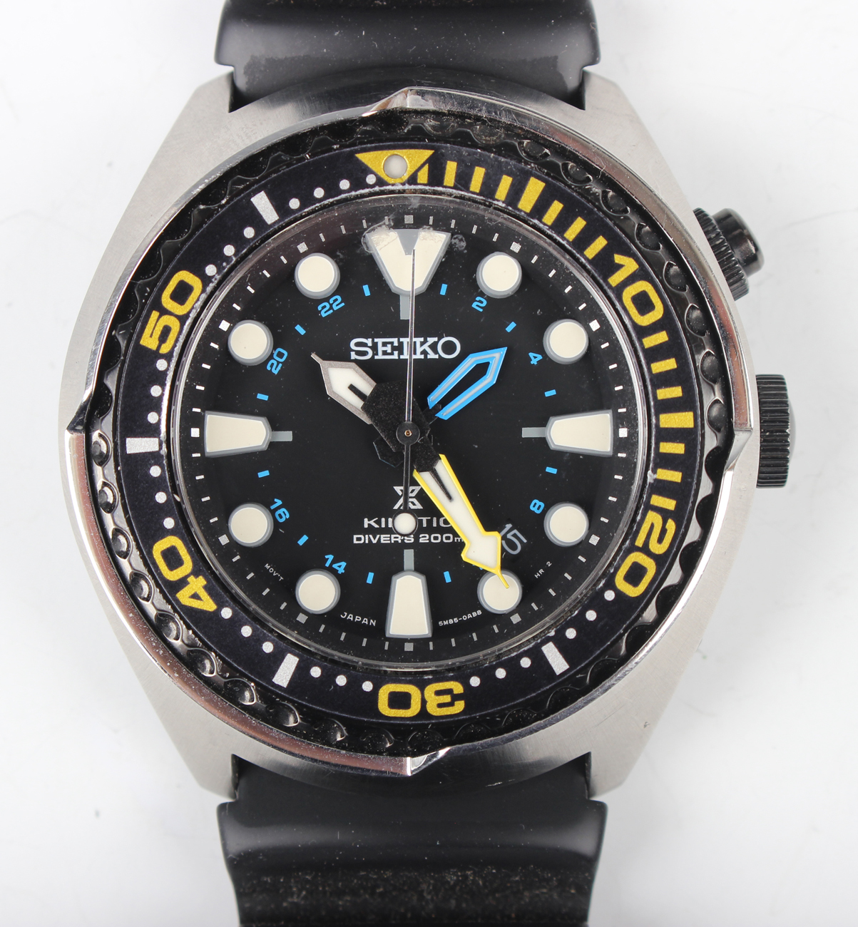 A Seiko Prospex Kinetic Air Diver's 200m stainless steel cased