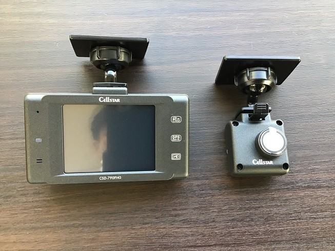 トヨタ プリウスα ドライブレコーダー（セルスター CSD-790FHG）取付