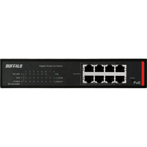 たのめーる】バッファロー 法人向け Giga対応 PoE Layer2 スマートLite