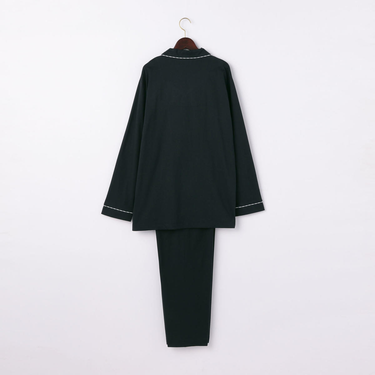 80/2 プレーンジャージメンズパジャマ(46(M) ネイビー): ウェア