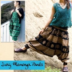 2通り楽しめる♪ ぞうさんとお花の2WAYモモンガパンツ の通販