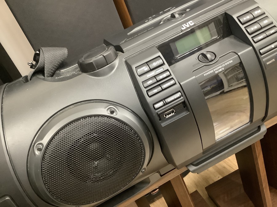 Victor JVC RV-NB70-B CDラジカセ 大型スピーカー JVC Victor ビクター