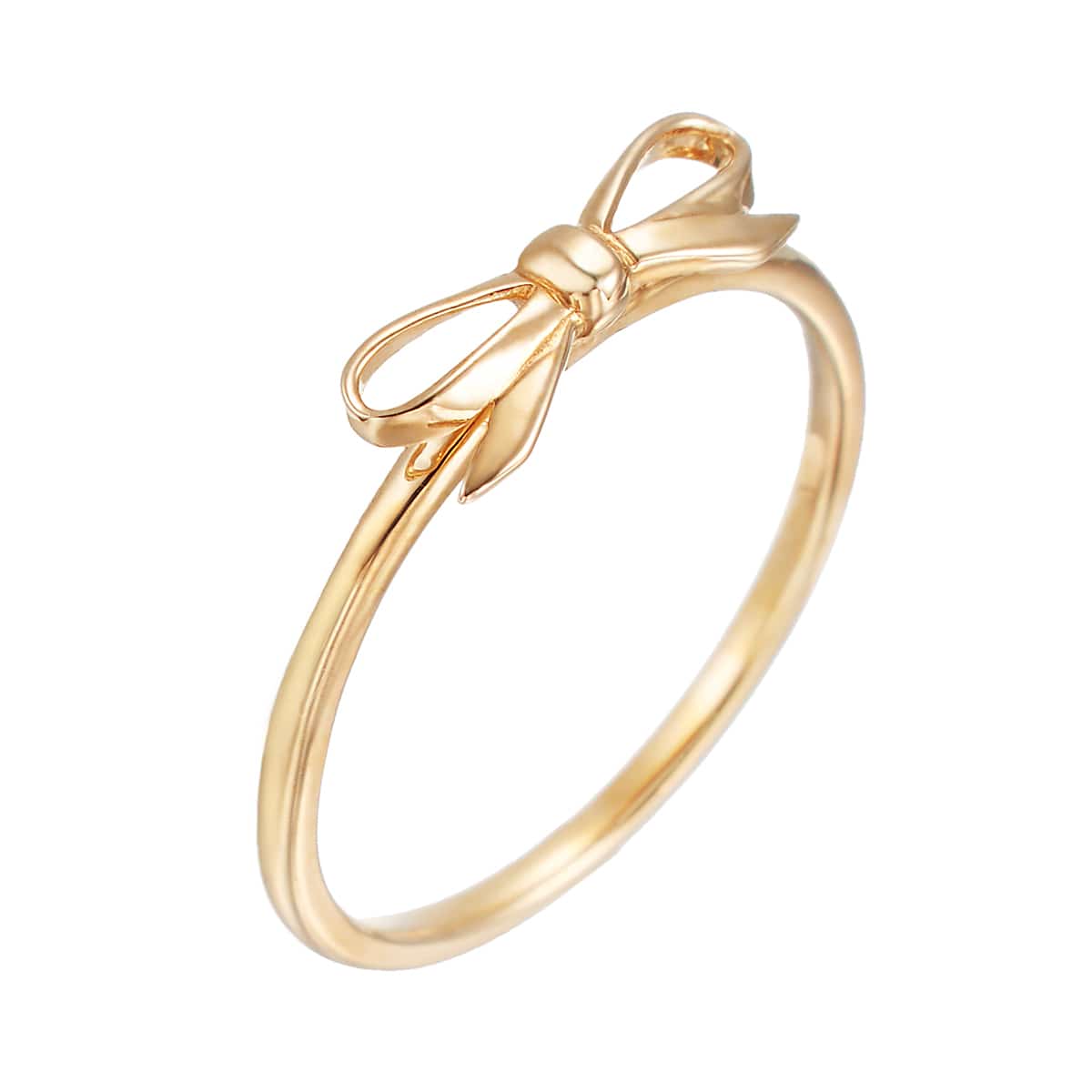 K10イエローゴールドリング（ピンキーリング）(RFR673-001)|TSUTSUMI