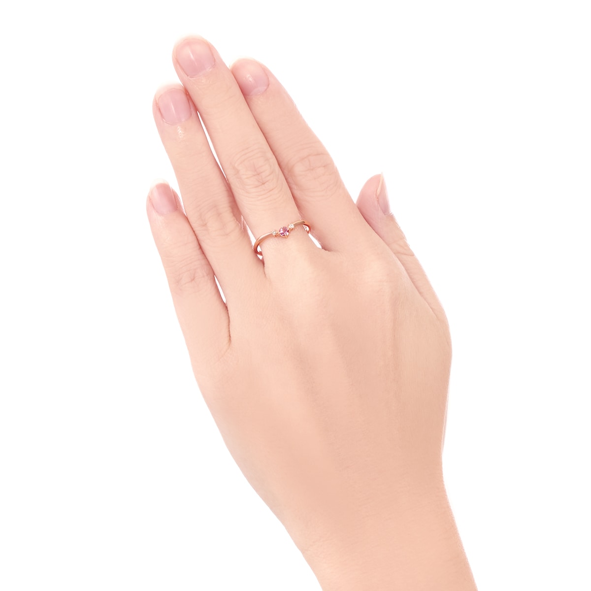 K10ピンクゴールドピンクトルマリンリング(RFR387-002)|TSUTSUMI