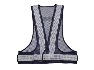 トラスコ TMV-BS メッシュ安全ベスト(紺/シルバー反射) ウエダ金物