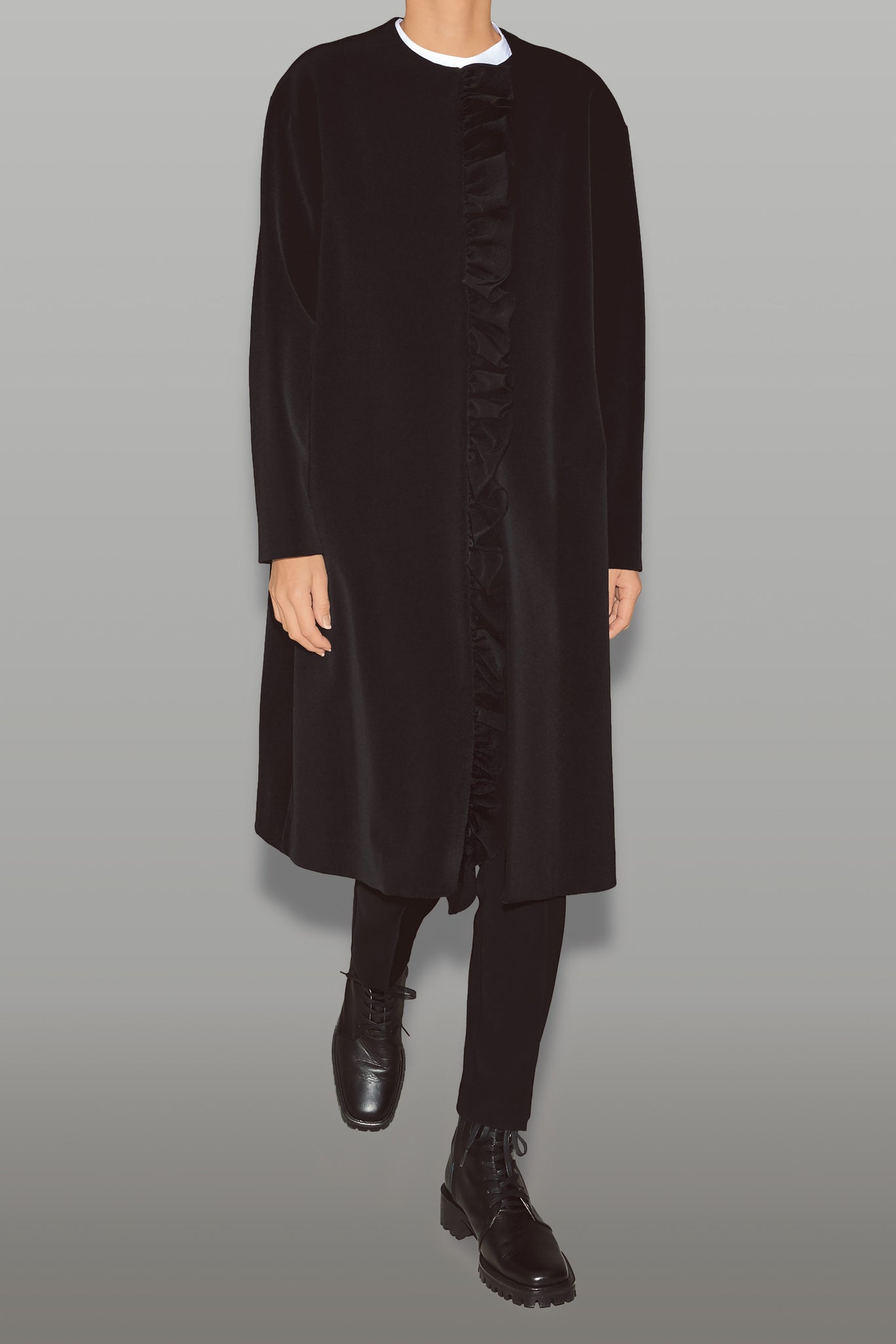 フロントラッフルコート – YOKO CHAN