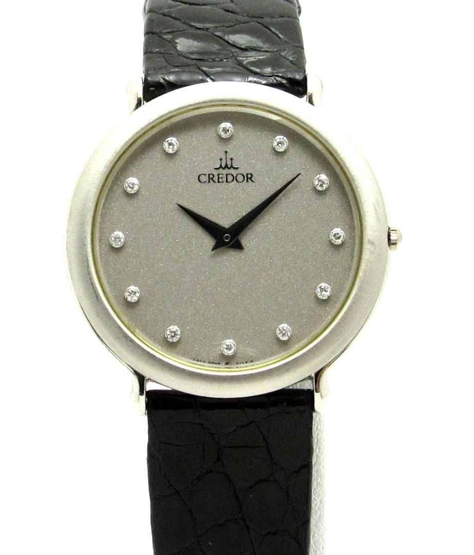 セイコー ”クレドール プラチナコレクション” Pt900無垢製 純正