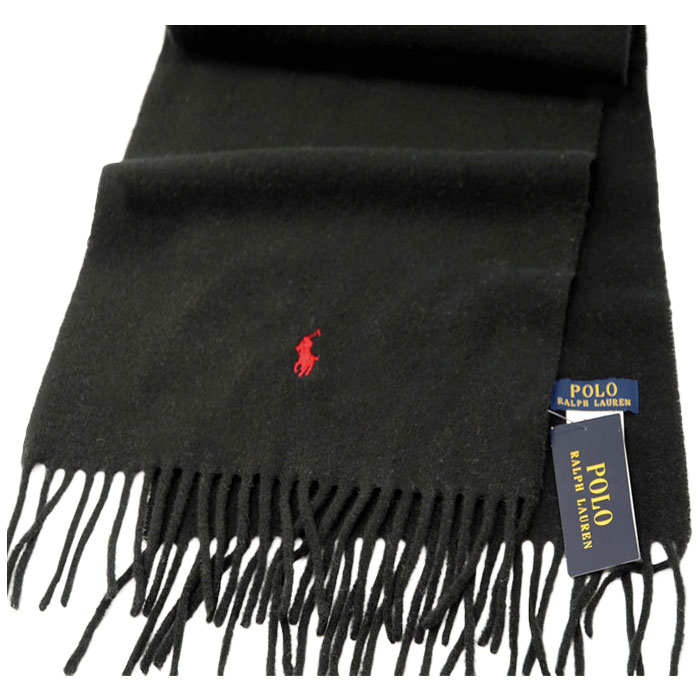 ポロ ラルフローレン カシミヤ混マフラー 送料無料