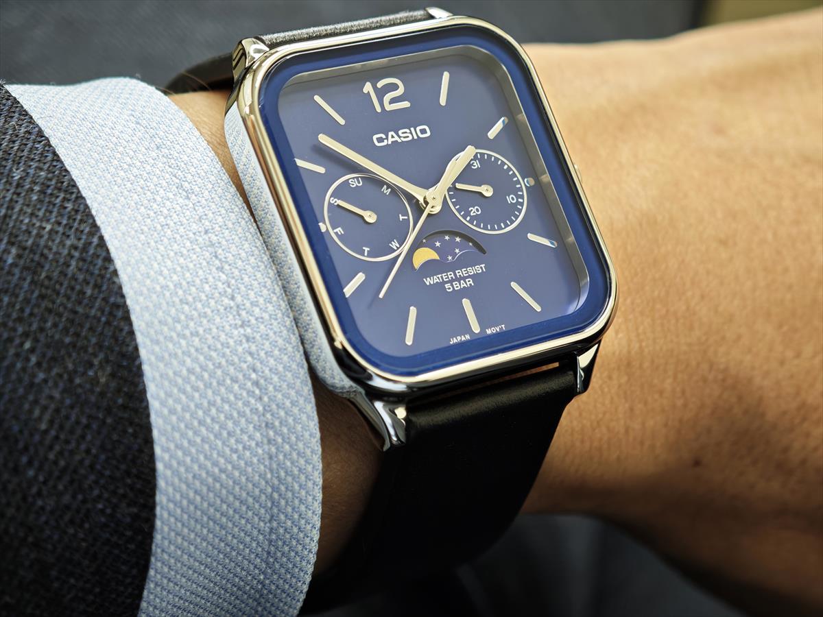 カシオ コレクション MTP-M305L-2AJF 国内正規品 ムーンフェイズ 日付