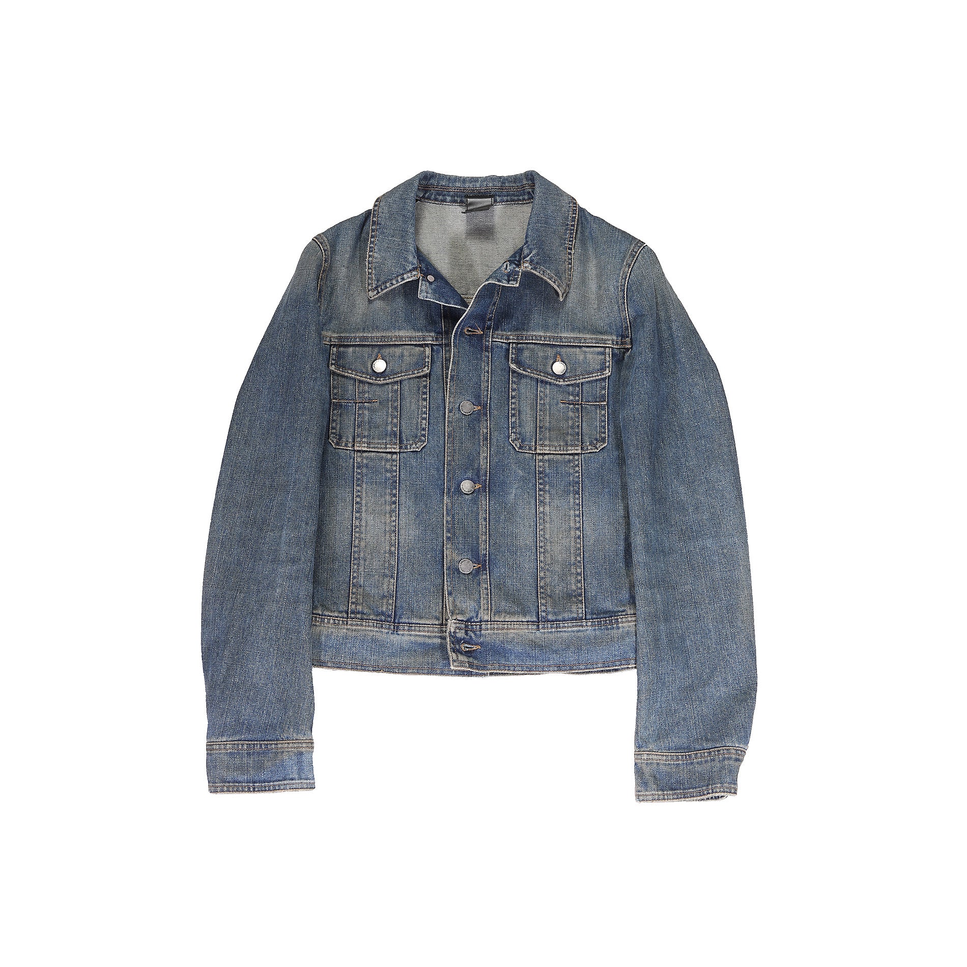 Dior Homme SS05 Orange Overdye Denim Jacket - Ākaibu Store