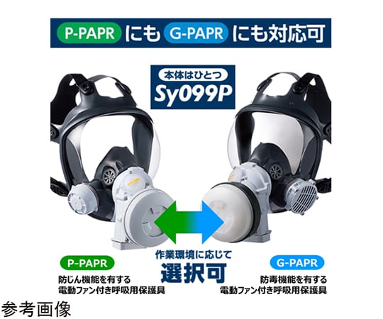 電動ファン付き呼吸用保護具 Sy099P-Hシリーズ 重松製作所 【AXEL