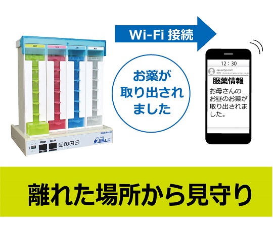 取扱を終了した商品です］コッくんお薬よ～ （自動服薬支援機）ハイ