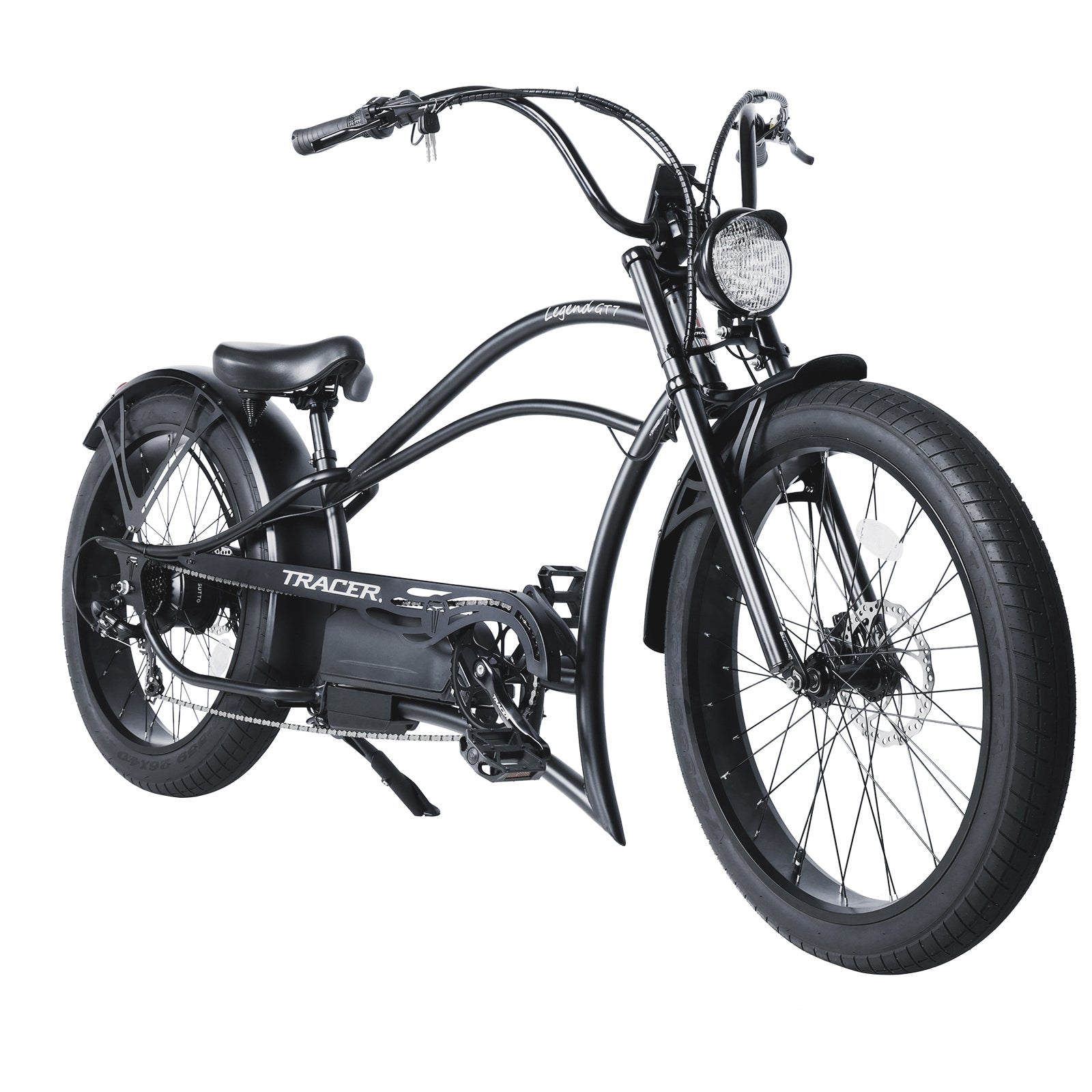 Legend GT7 1000w 48v Stretch Cruiser Chopper Bike by Tracer – All