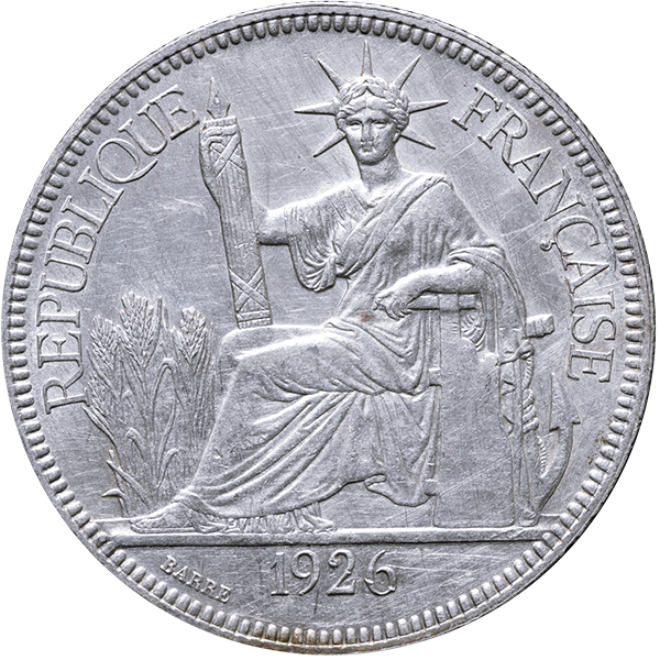 フランス貿易銀（仏領インドシナ ピアストル銀貨）の買取価格 | 古銭