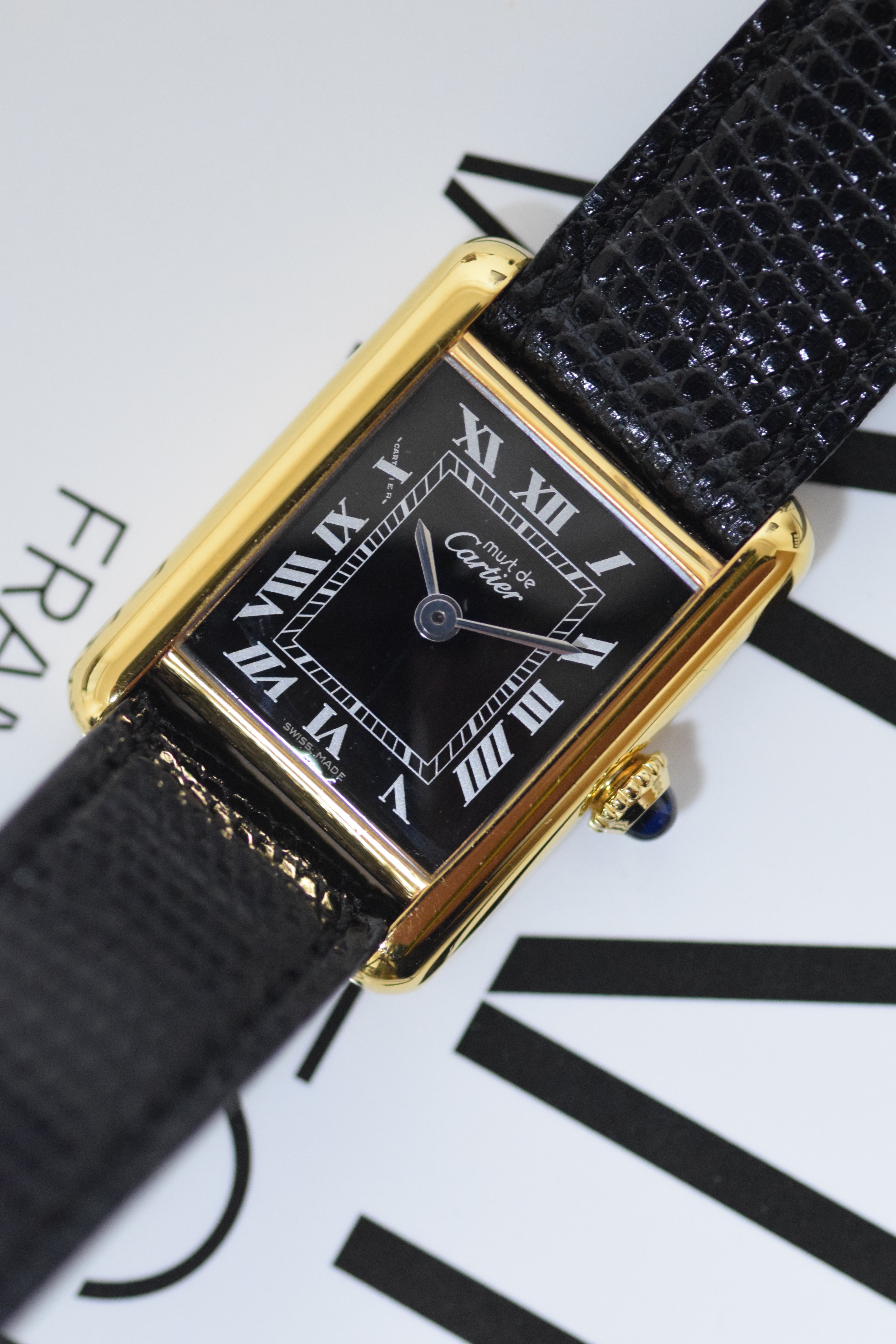 国際永久保証書付き』マスト ドゥ カルティエ タンク レディース