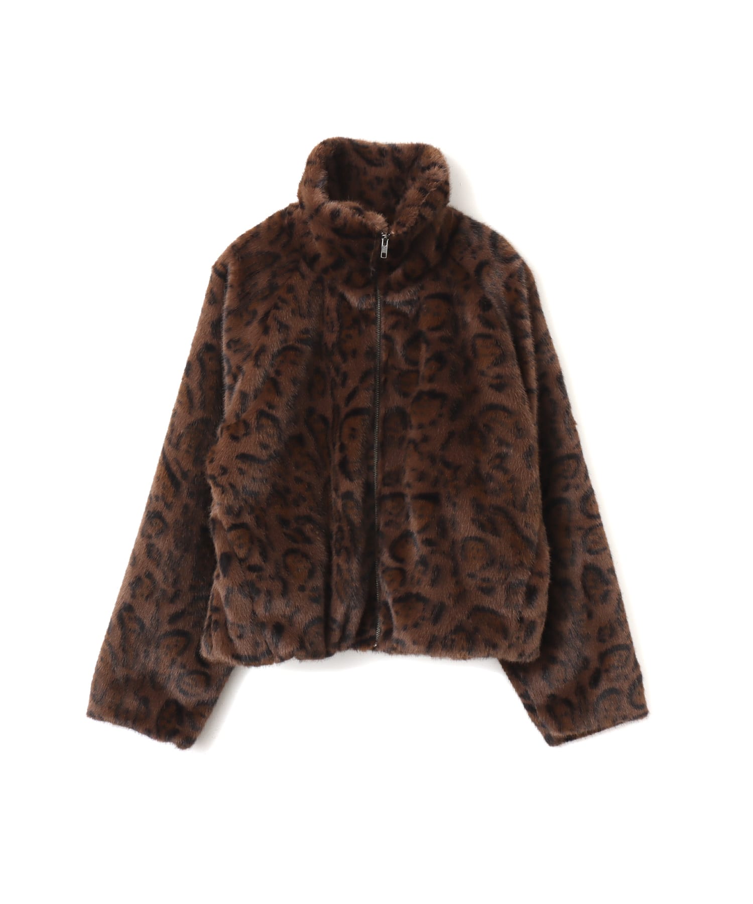 atmos pink Faux Fur Zip Blouson LEOPARD（アトモス ピンク フォー
