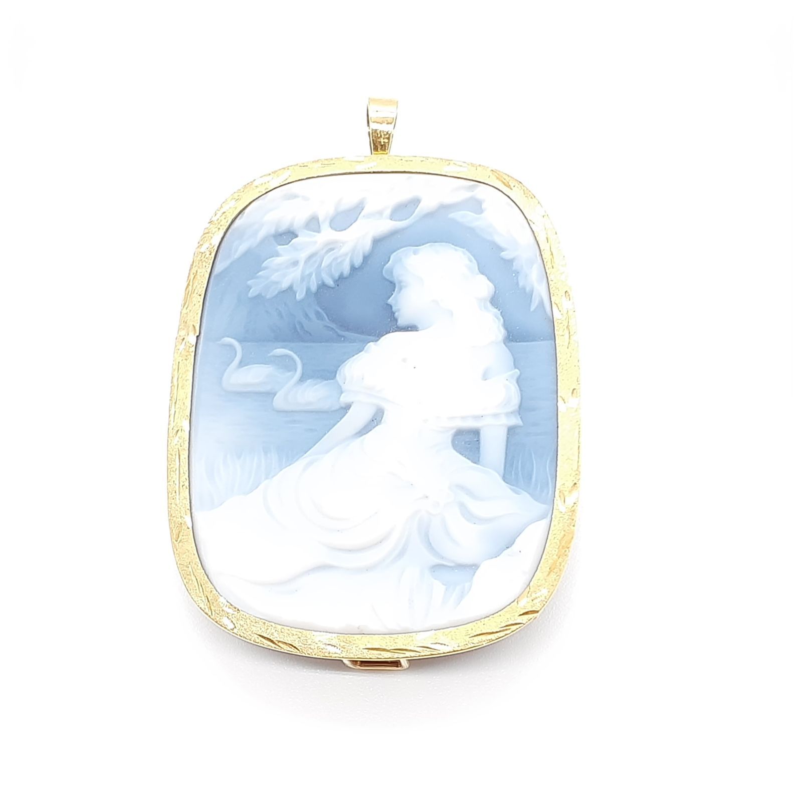 ブローチ ペンダント トップ カメオ ストーン フリードリヒ