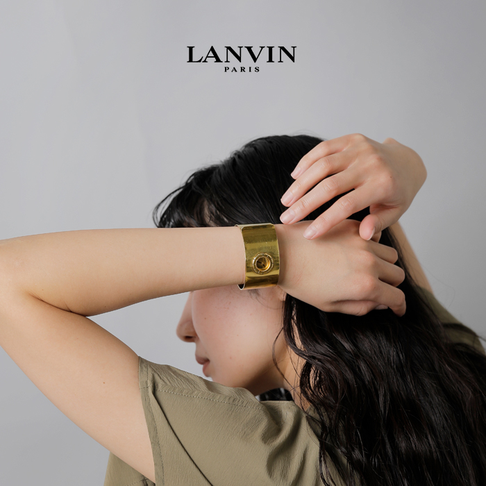 LANVIN ランバン ステンレス GP ヴィンテージ ウォッチ ks-982-fn
