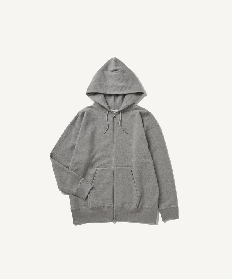 Recycled suvin urake | Zip-up hoodie | Top gray – ATONSTAPLeS