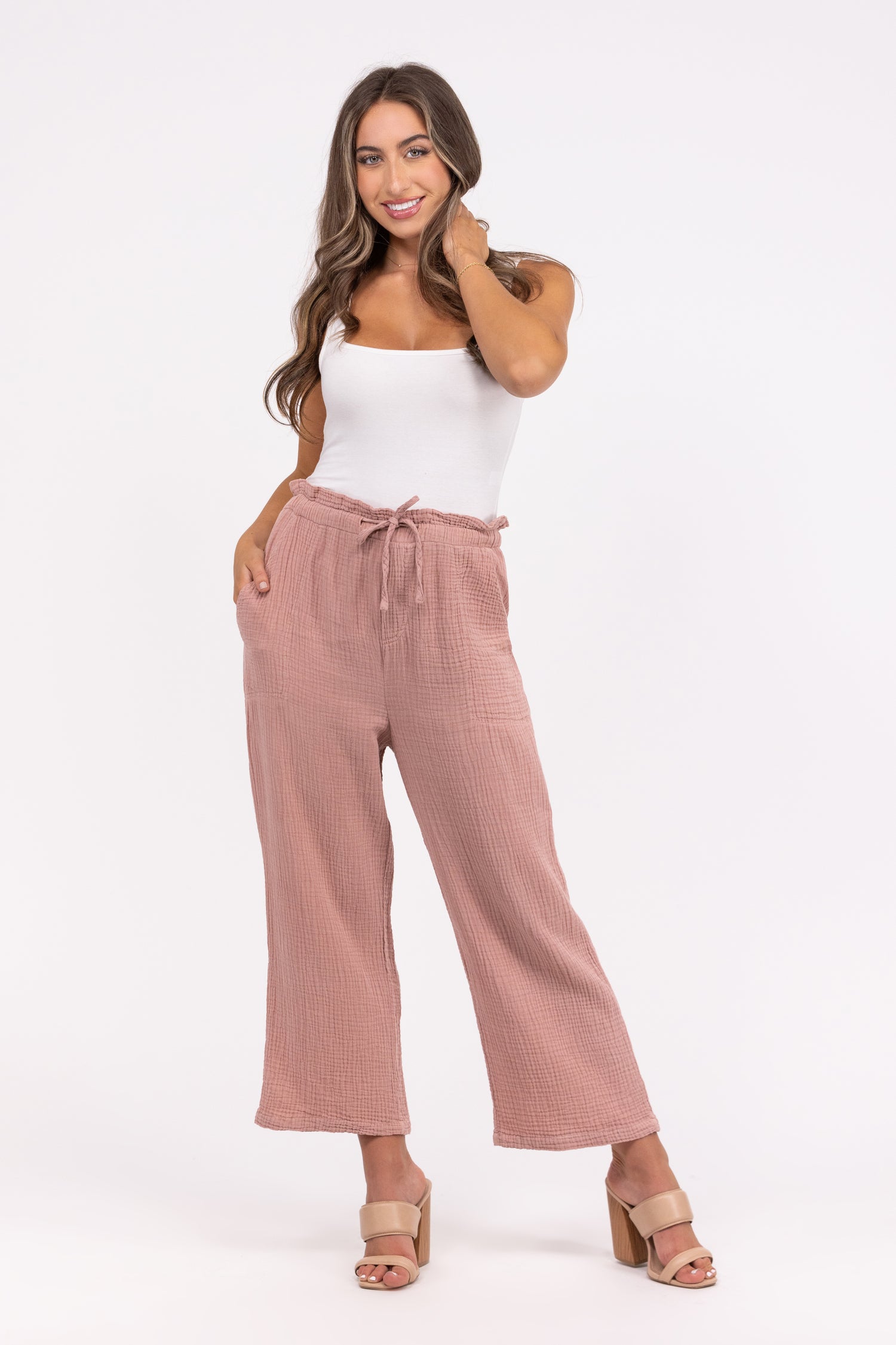 Funky Fun Women's Textured Drawstring Pants – Ava Lane Boutique