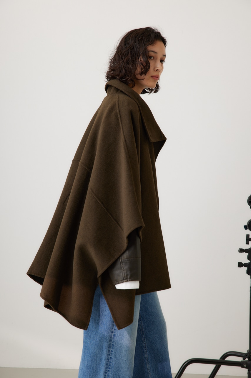 crie conforto】スタンドネックポンチョ｜WOMEN｜254HAT30-046I｜AZUL