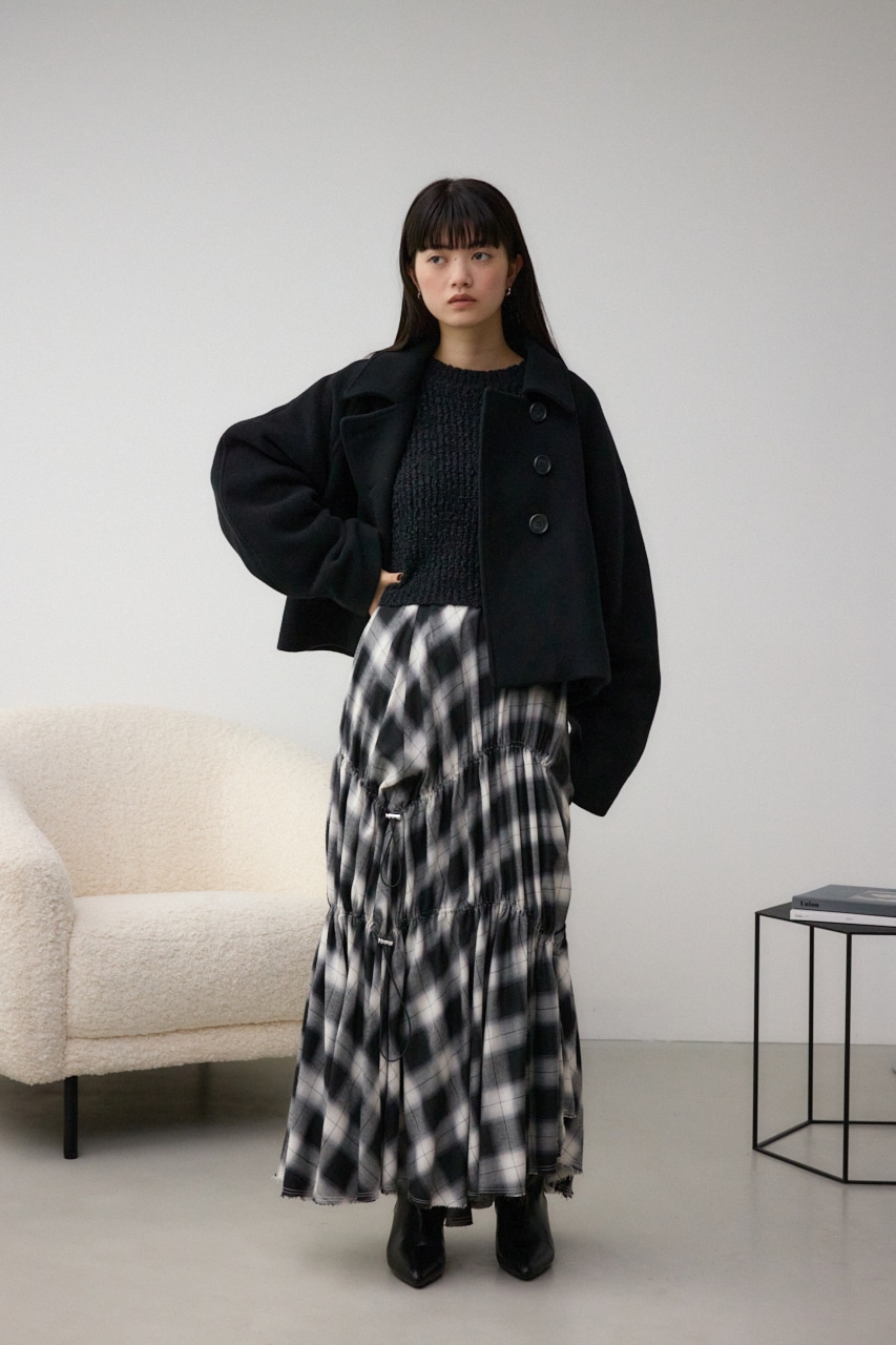 コクーンスリーブショートコート｜WOMEN｜250HAM30-036I｜AZUL BY