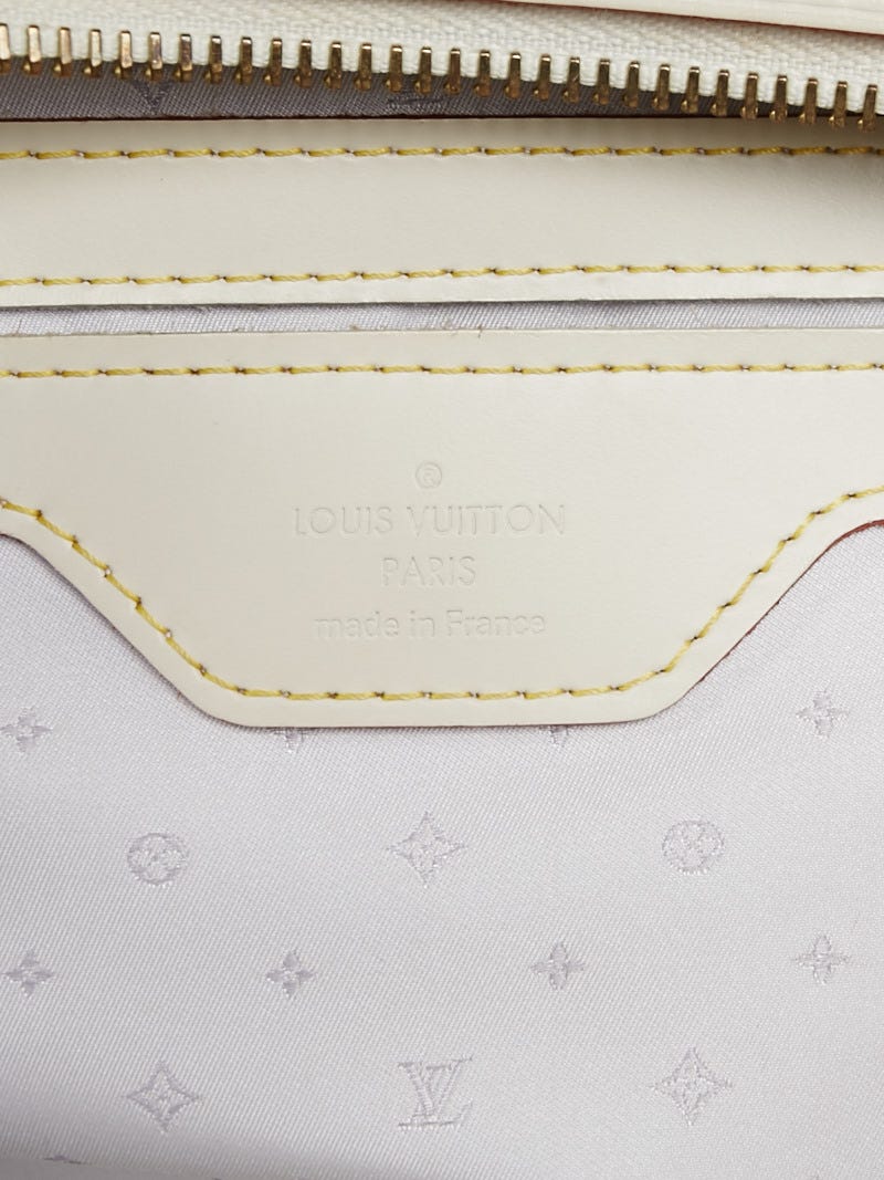 Louis Vuitton White Suhali Leather Le Radieux Bag | Yoogi's Closet