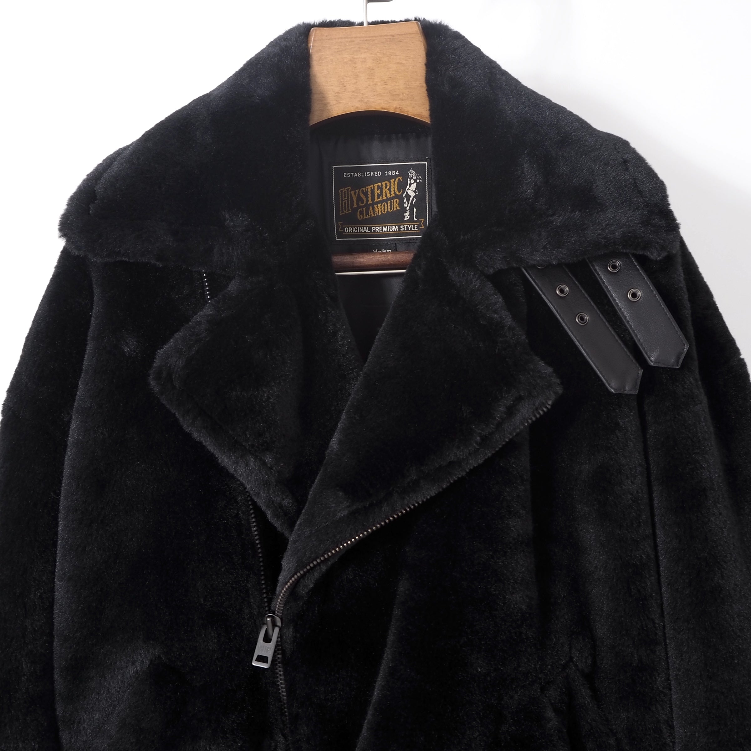 ヒステリックグラマー HYSTERIC GLAMOUR 野口強 ファー ライダース