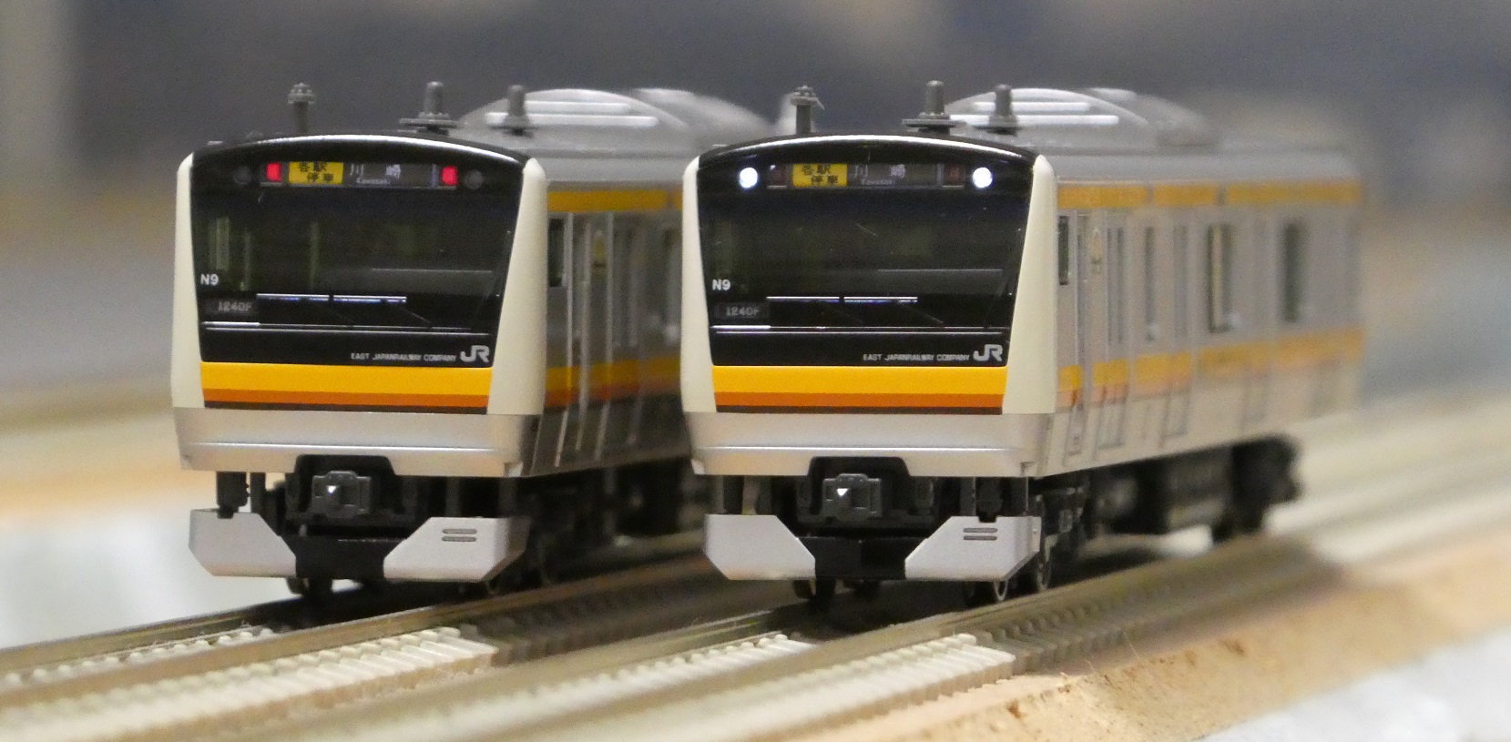 KATO E233系8000番台&205系シングルパンタ南武線入線 | 川崎駅