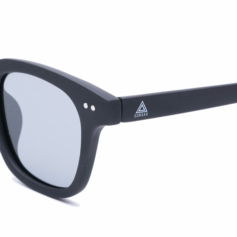 SUNKAK ( サンカク ) TYPE 2 MATT BLACK POLARIZED LENS SUNGLASSES