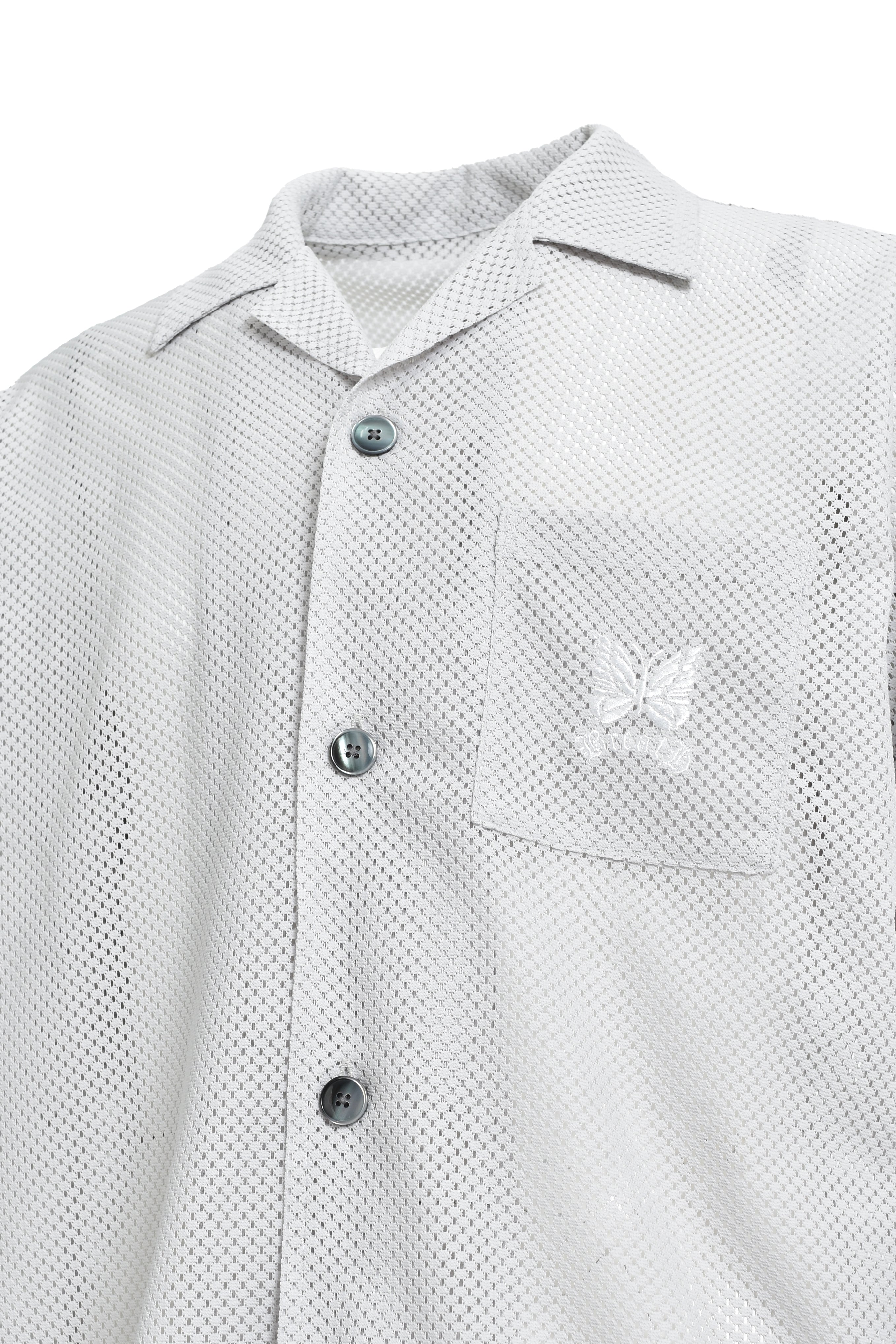 Needles CABANA SHIRT / GRAY – BREATH - サイズ 着丈 身幅 肩幅 袖丈