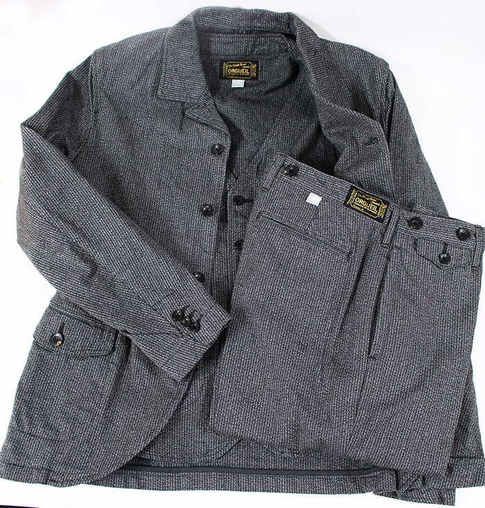 ORGUEIL/オルゲイユ 撚り杢ストライプ スリーピース 買取実績