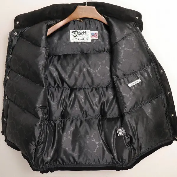 SCHOTT×Ron Herman ショット ロンハーマン スエード ダウンベスト