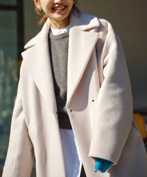 IENA（イエナ）の「super140 ウールコクーンショートコート