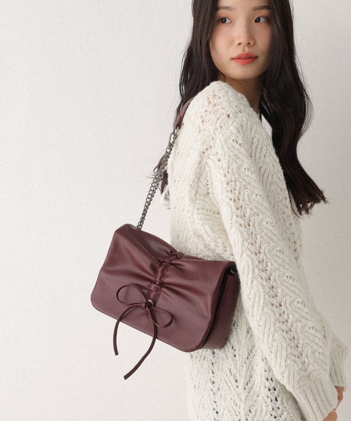 リボンショルダーBAG 129447（ショルダーバッグ）｜Heather（ヘザー