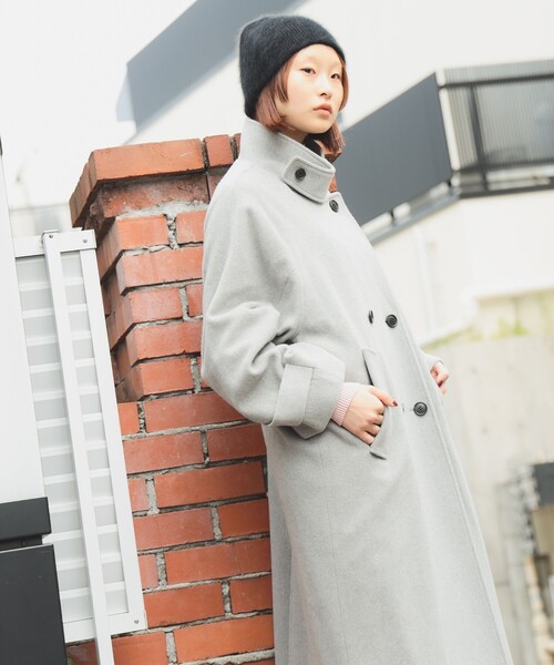 Ray BEAMS（レイビームス）の「スタンドカラー ダブル コート（その他