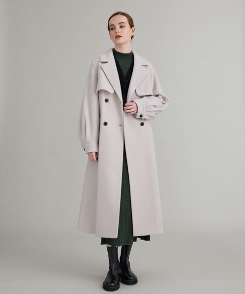 PUBLIC TOKYO（パブリックトウキョウ）の「アシメオーバーヨークコート