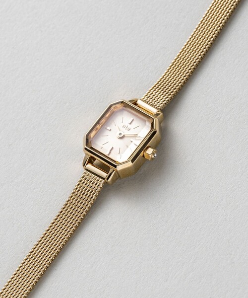 ウォッチ オクタゴンフェイス ダイヤモンド（アナログ腕時計）｜ete