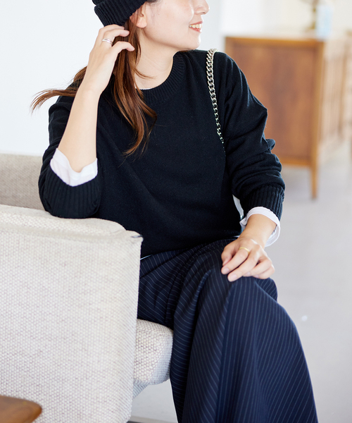 JOURNAL STANDARD（ジャーナルスタンダード）の「カシミヤクルーネック