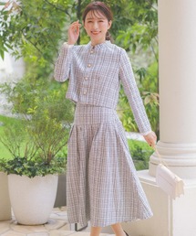 ミモレ丈スカート」に該当するホワイト/白色系のファッション通販