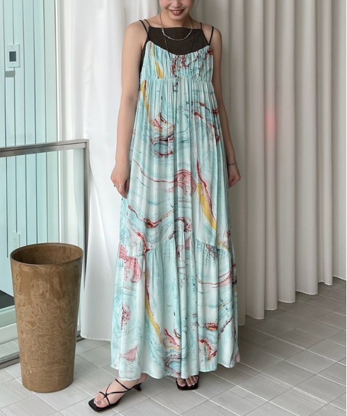MEDI INDIAN POOL MARBLE DRESS（ワンピース）｜Ameri（アメリ）の