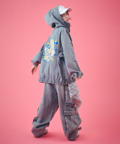 GALFY（ガルフィー）の「GALFY-ダーティーデニムフードジャケット