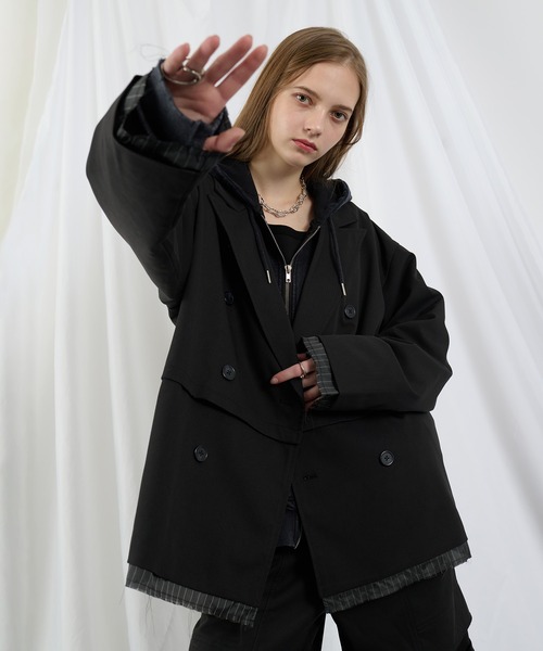DOUBLE TAILORED 2WAY JACKET/ダブルテーラード2WAYジャケット