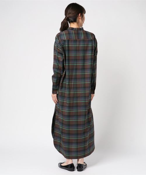 AURALEE（オーラリー）の「【AURALEE】ウールチェック シャツドレス