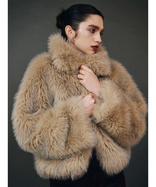 MURUA（ムルーア）の「MIXフェイクファーブルゾン（ブルゾン）」 - WEAR