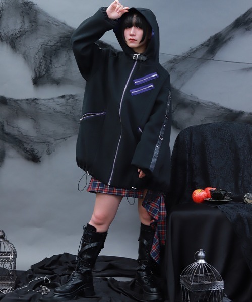 ベルトデザインモッズコート（モッズコート）｜NIBBLE POISON（ニブル