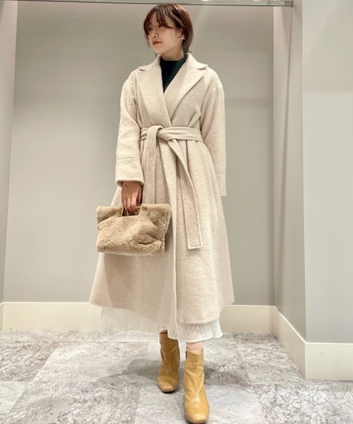 CELFORD（セルフォード）の「シャギーロングコート（チェスターコート