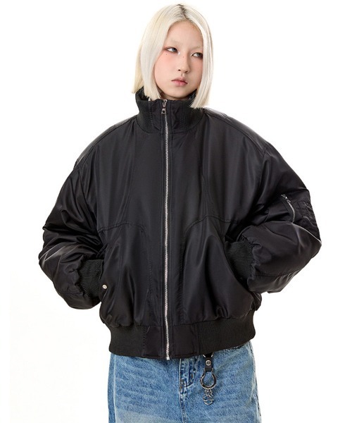 Ressaca（レサーカ）の「オーバーサイズスタンドネックMA-1フライト