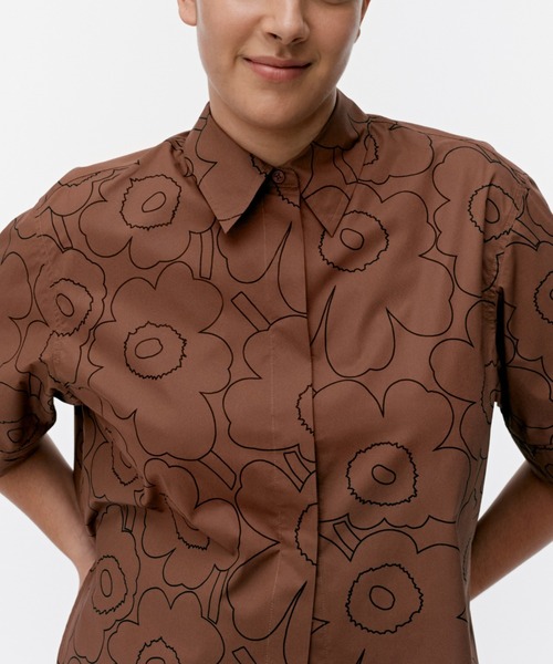 marimekko（マリメッコ）の「Standardi Piirto Unikko / blouse