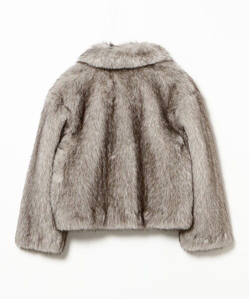 Ray BEAMS（レイビームス）の「フェイクファー ショート ブルゾン